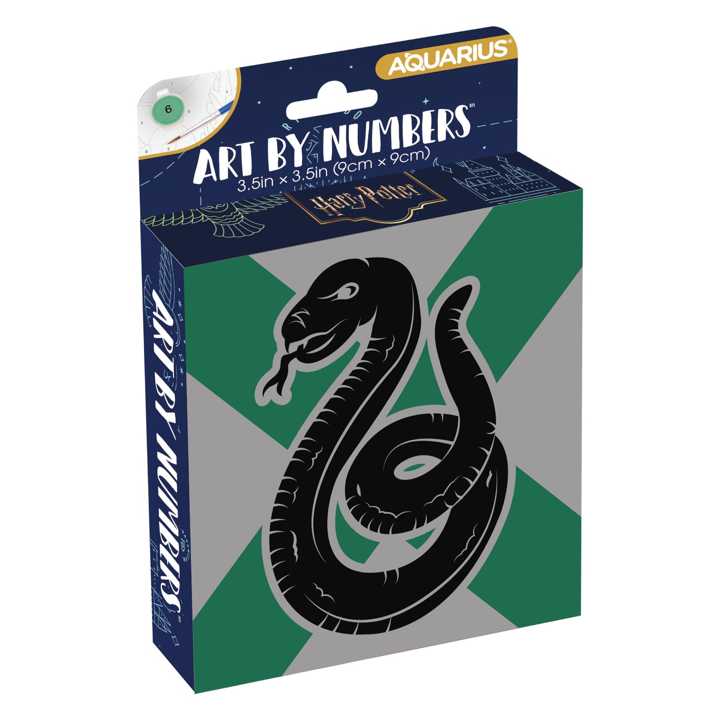 Aquarius - Harry Potter Slytherin Micro Art by Numbers (PDQ) (3.5" x 3.5")