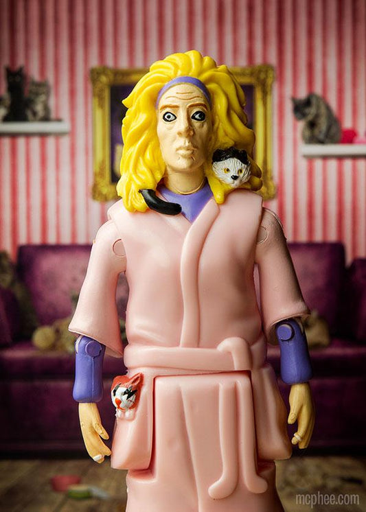 Archie McPhee - Crazy Cat Lady Action Figure