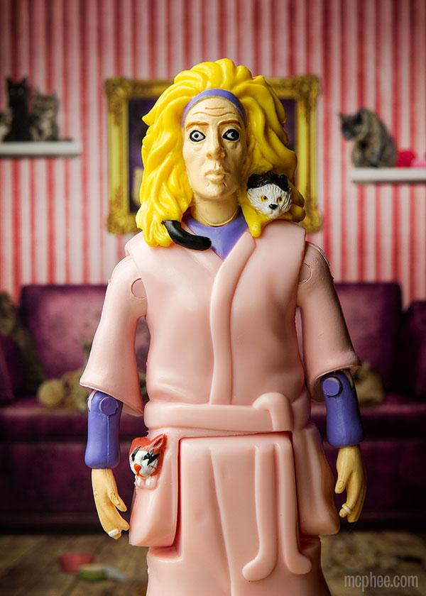 Archie McPhee - Crazy Cat Lady Action Figure