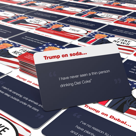 Bubblegum Stuff - Fake News Game - Trump Edition