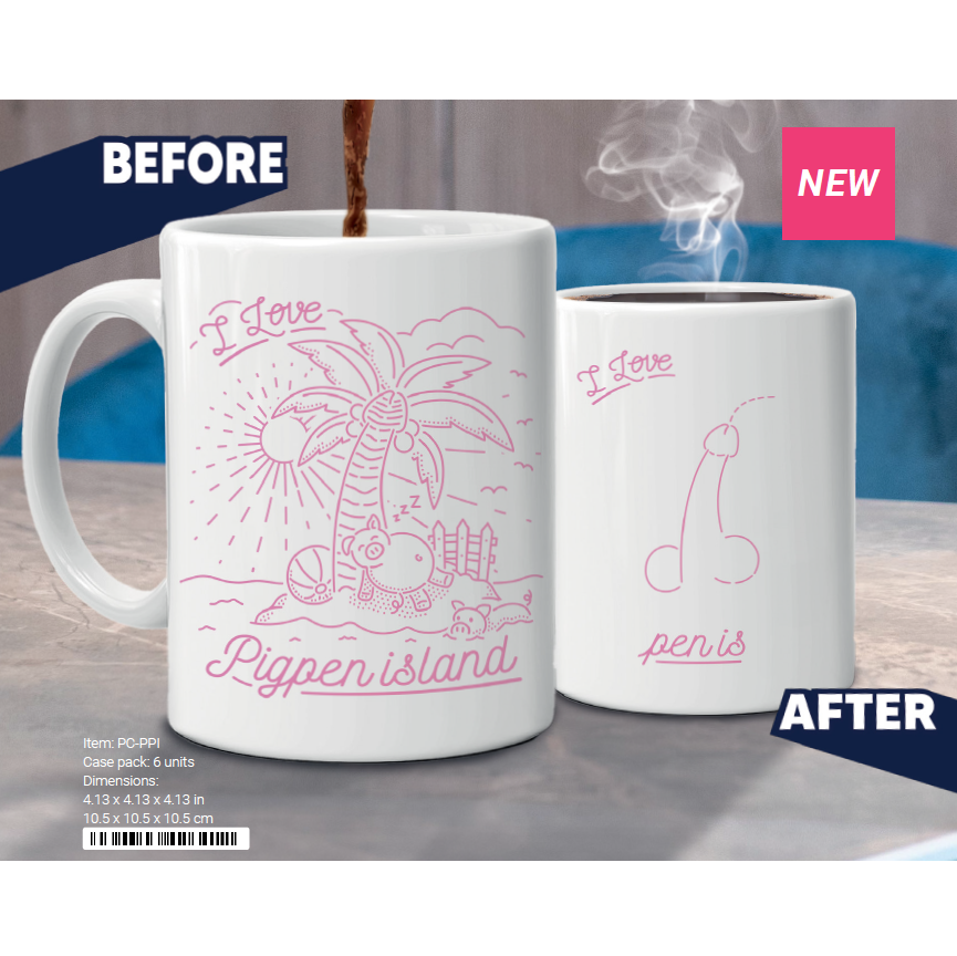 Rude Heat Change Mug - Pigpen Island