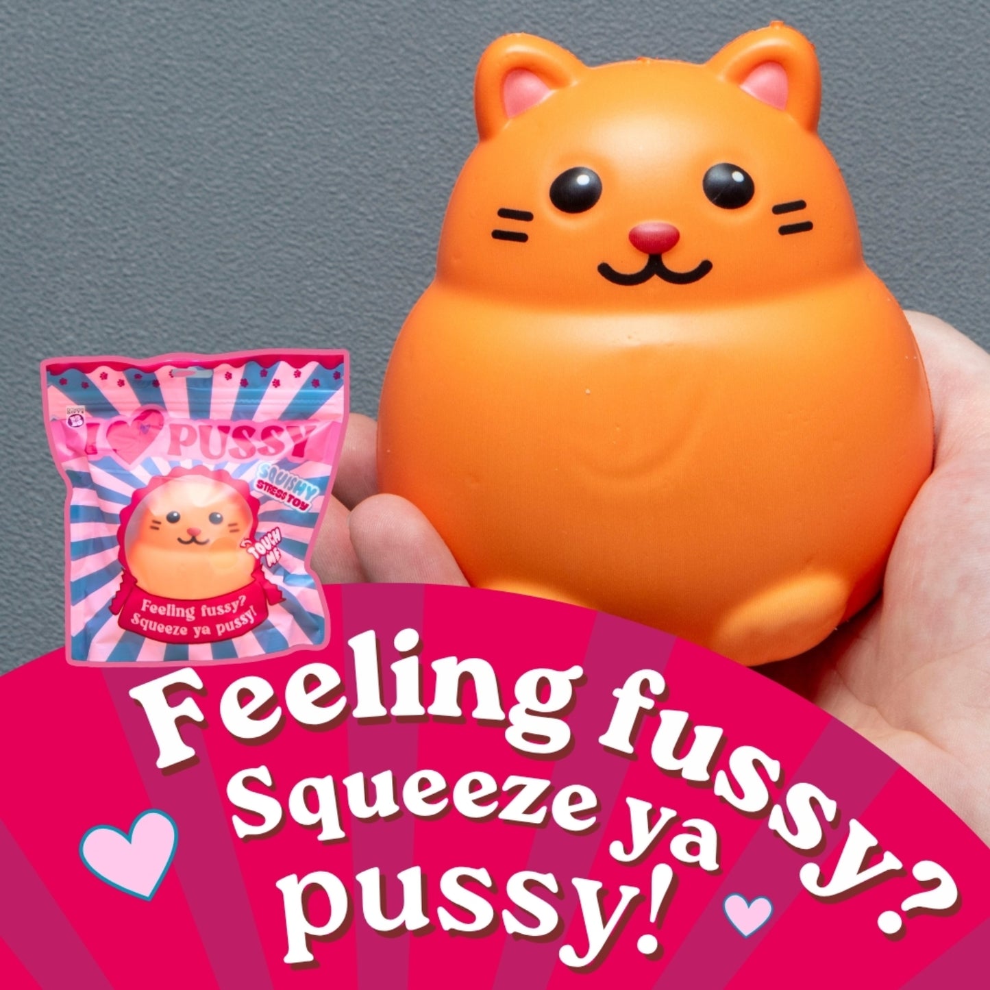 Boxer Gifts - Stress Toy - I Love Pussy