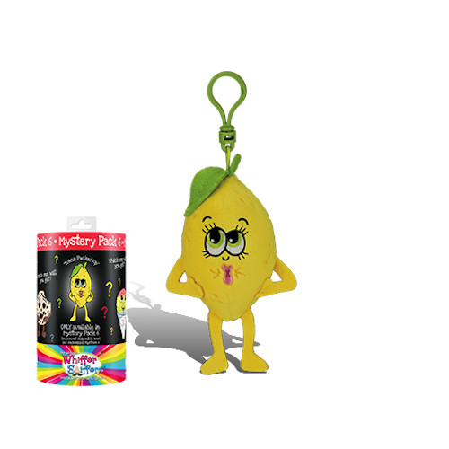 Whiffer Sniffers Mystery Pack #6 'Ivana Pucker-Up' Lemon Scented Backpack Clip