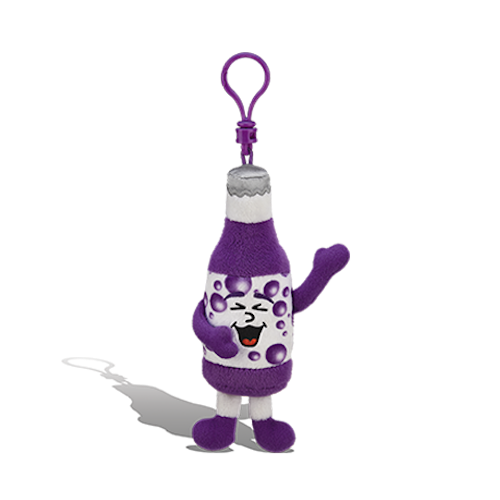Whiffer Sniffers 'Izzy Sodalicious' Fizzy Grape Soda Scented Backpack Clip