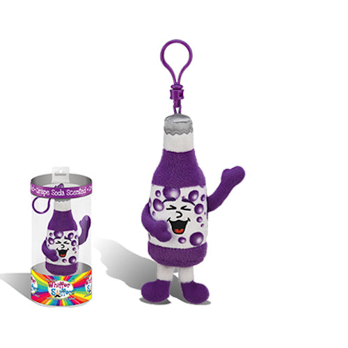Whiffer Sniffers 'Izzy Sodalicious' Fizzy Grape Soda Scented Backpack Clip