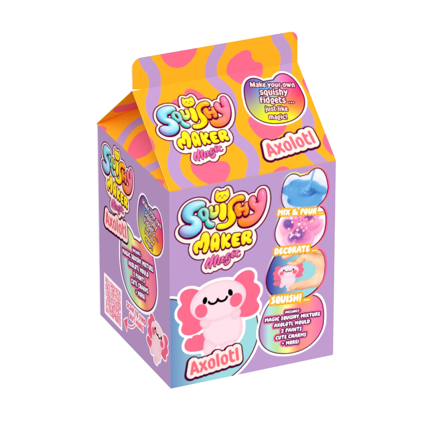 Squishy Maker Magic - Mini Axolotl