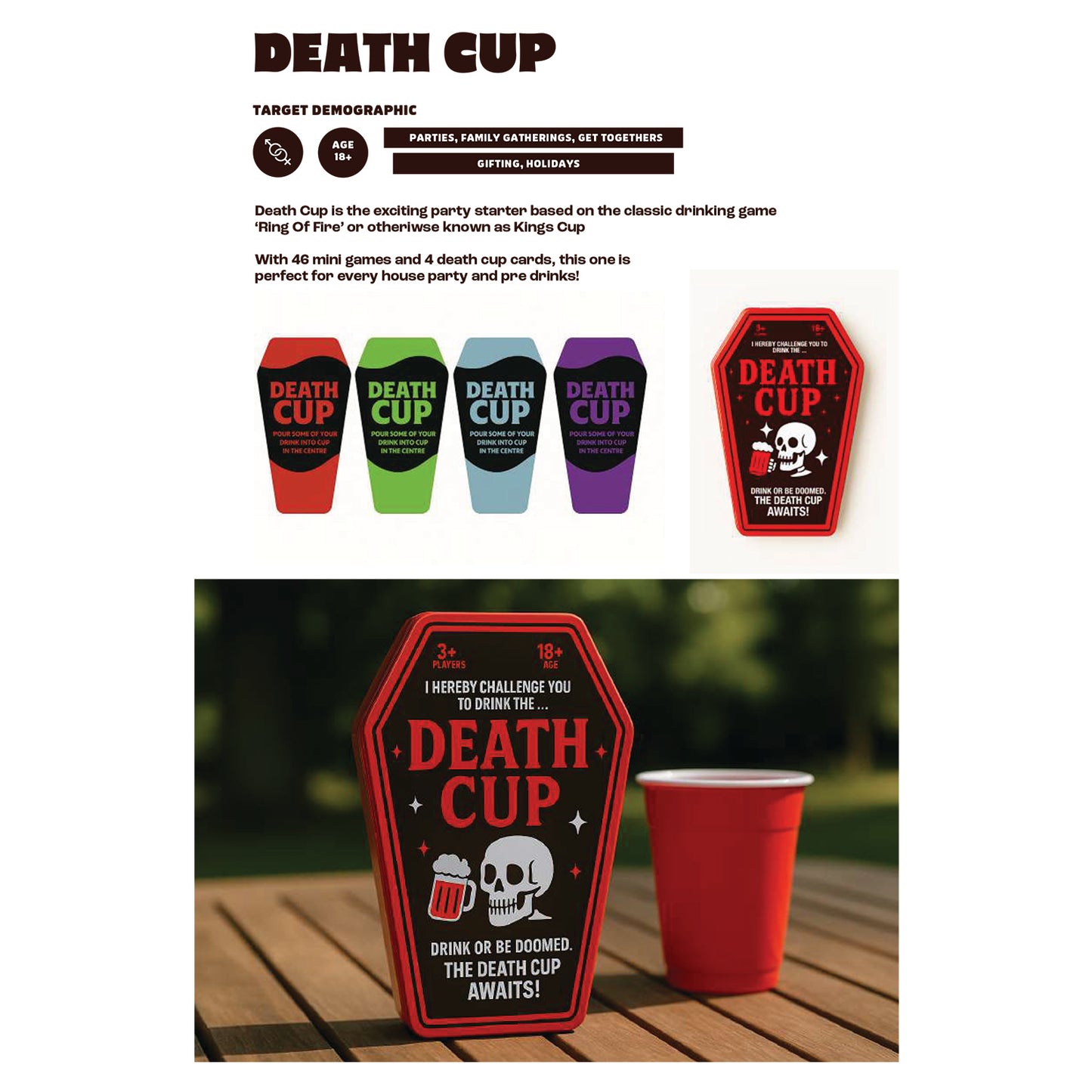 Let's Replay - Death Cup Coffin Package