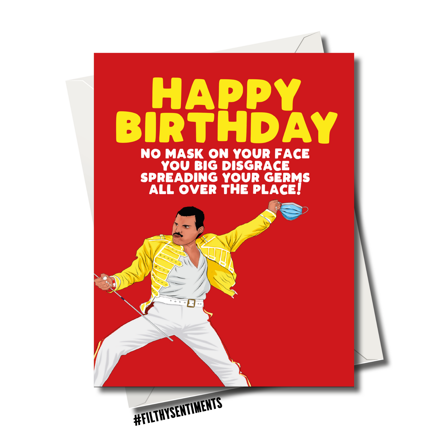 Filthy Sentiments - Freddy Mercury Card