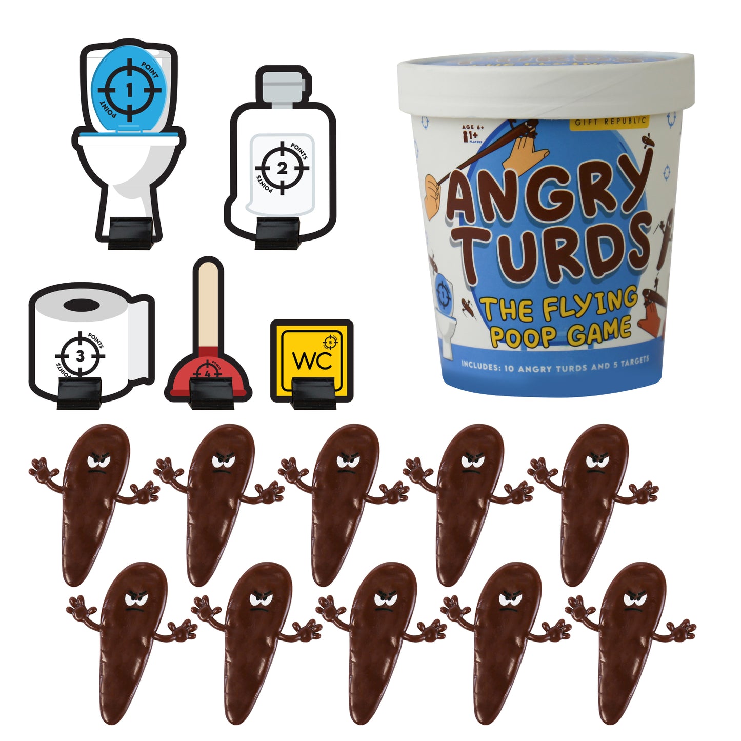 Gift Republic - Angry Turds Game