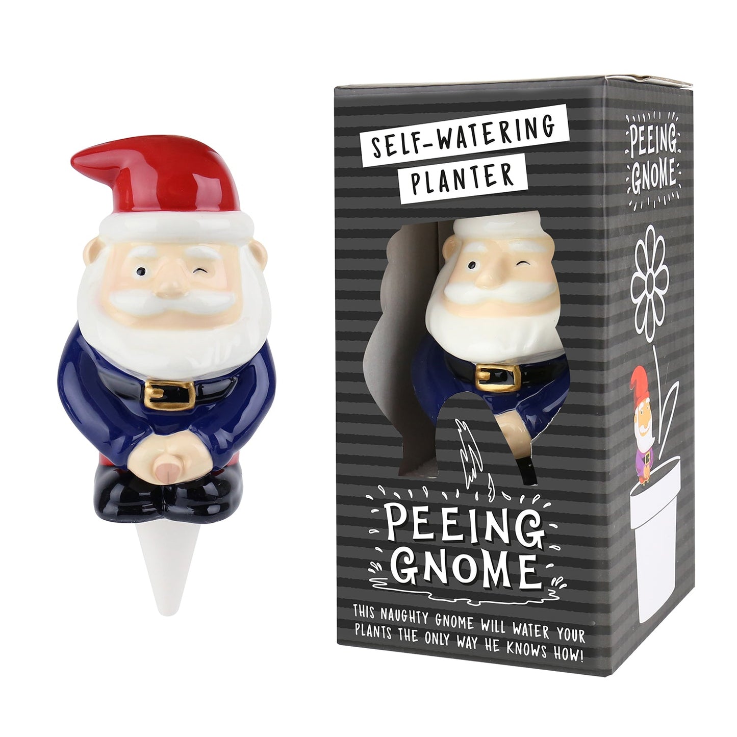 Peeing Gnome - Self Watering Planter