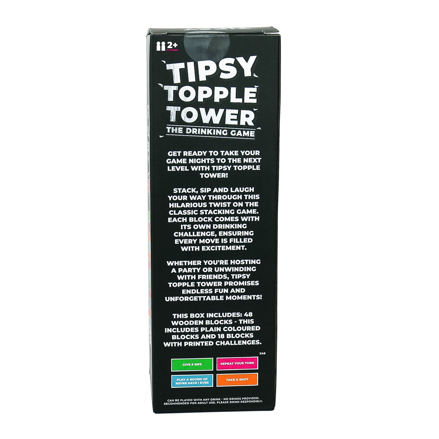 Tipsy Topple Tower Game