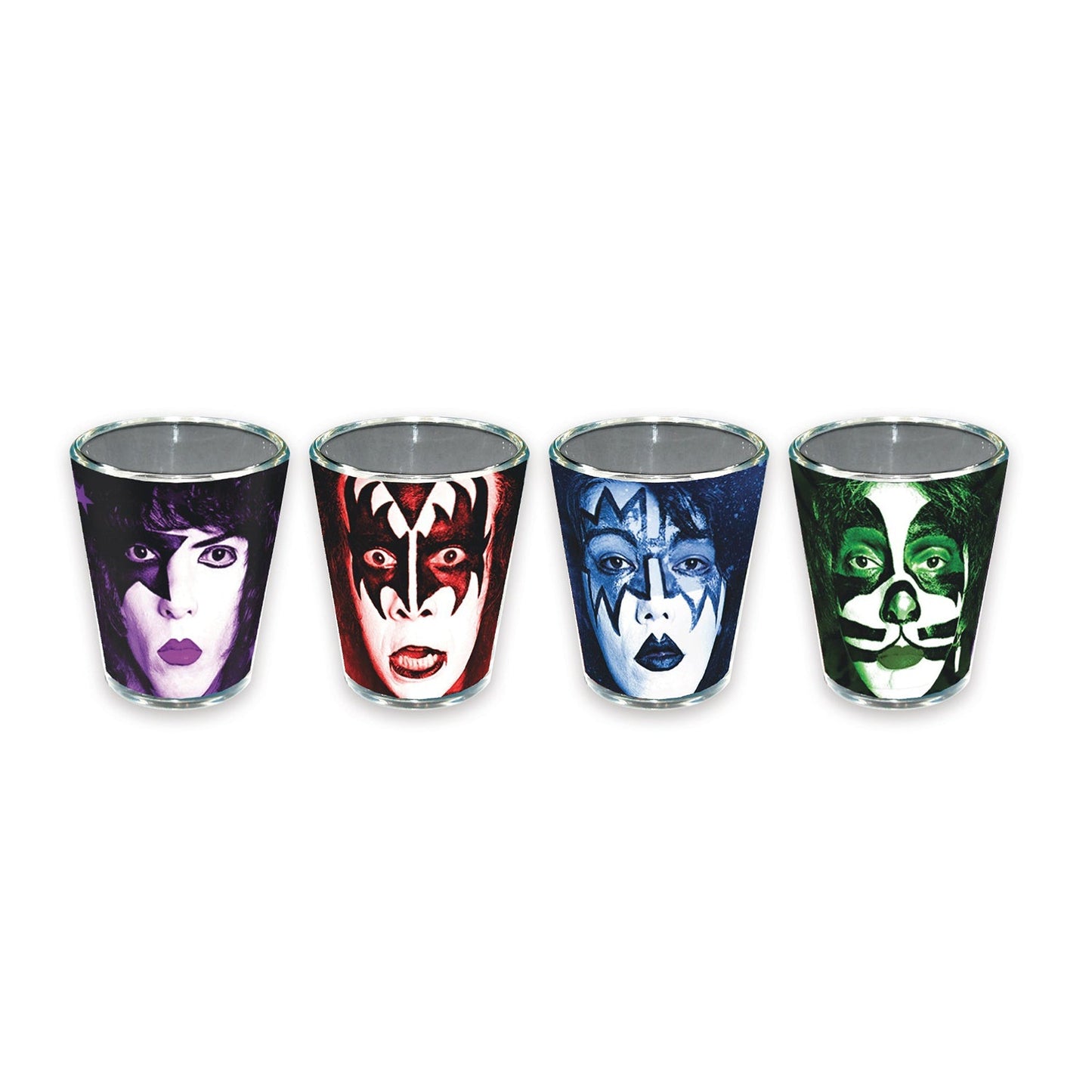 KISS Shot Glass Set (4-Pack)