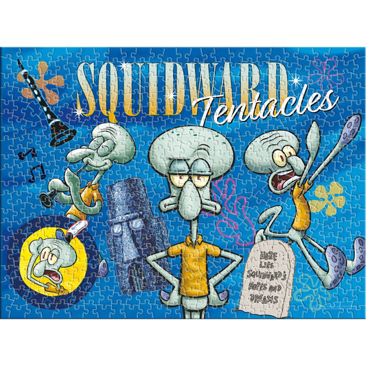Aquarius - SpongeBob Squidward 500 Piece Jigsaw Puzzle (Vertical Box)