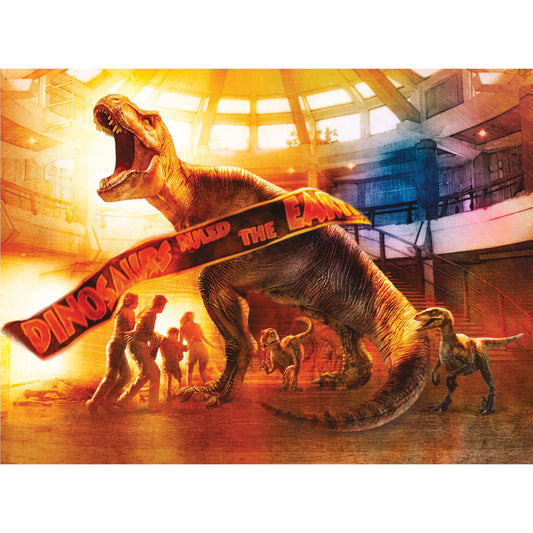 Aquarius - Jurassic Park 500 Piece Jigsaw Puzzle (Vertical Box)