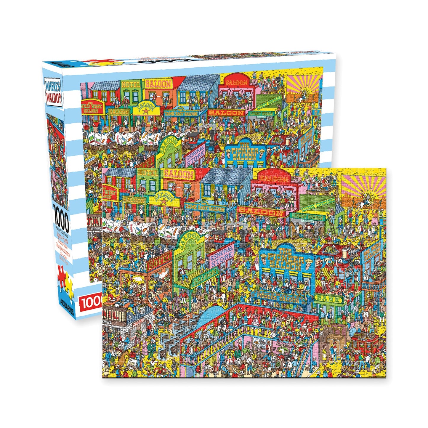 Where's Waldo - Wild Wild West 1000pc Puzzle