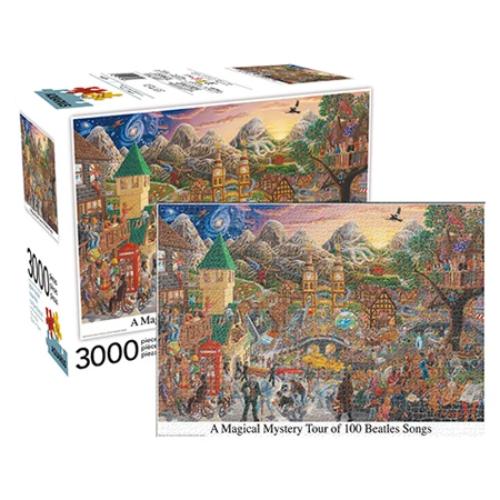A Magical Mystery Tour of 100 Beatles Songs 3000pc Puzzle