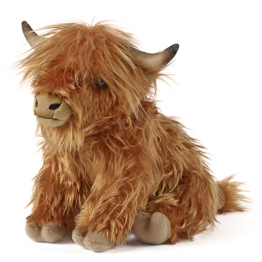Living Nature - Highland Cow with Sound (Large) (32cm)