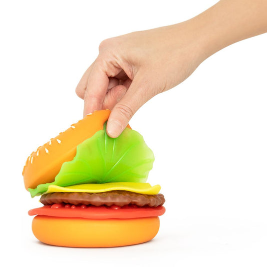 Keycraft - The Big Squij Peel & Stack Burger Slow-Rise Squishy Toy