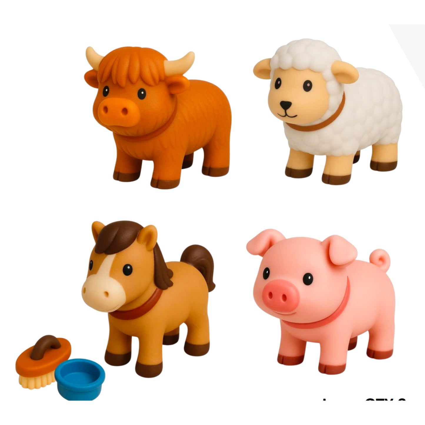 Keycraft - Mini Farm Pets (4 Asst)