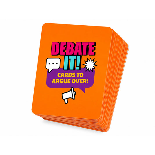 Let's Replay - Debate It Mini Card Game (50 Cards)