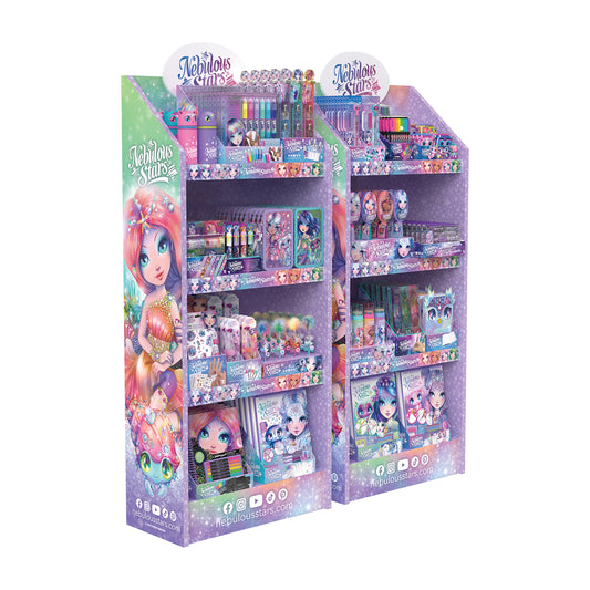 Nebulous Stars Floor Display with Best Sellers