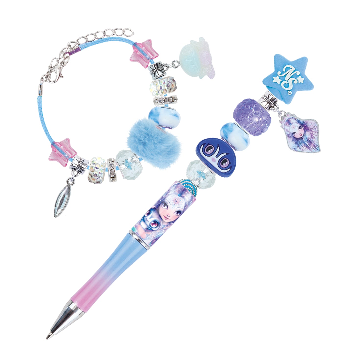 Nebulous Stars - Beadable Pen and Bracelet Set