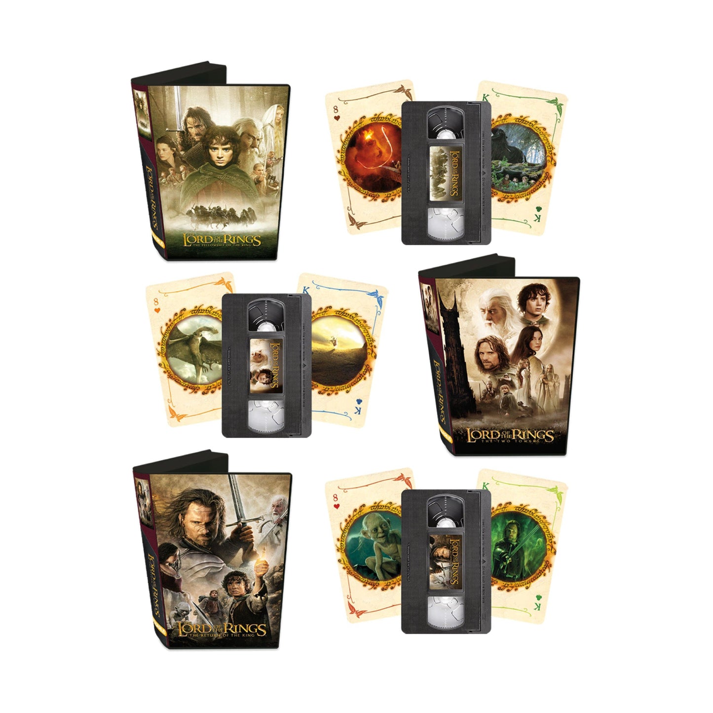 Aquarius - Lord of the Rings Premium Playing Cards Limited Edition 25th Anniversary Collector Set (Set of 3 Decks)