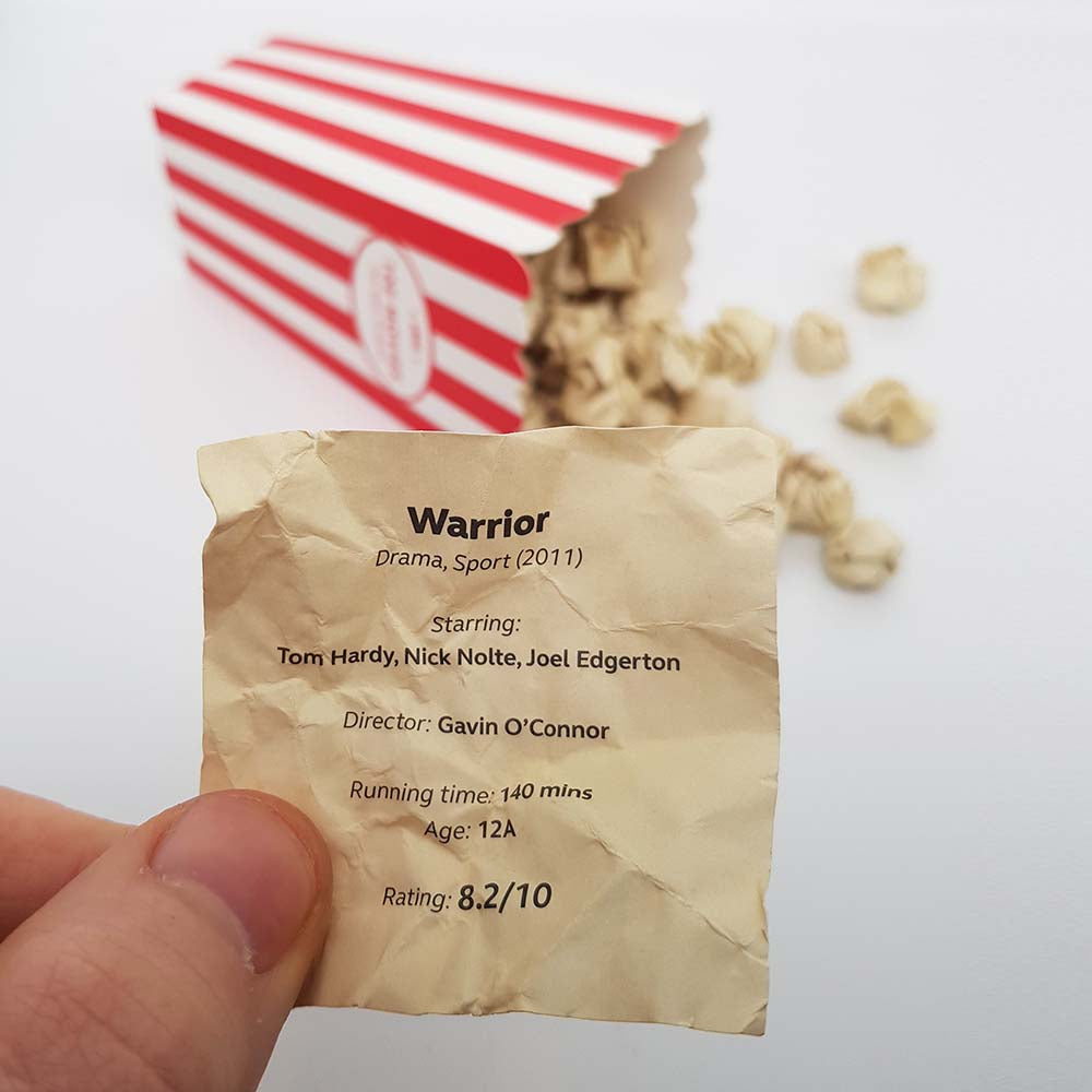 Movie Popcorn Bucket List - 100 Movies