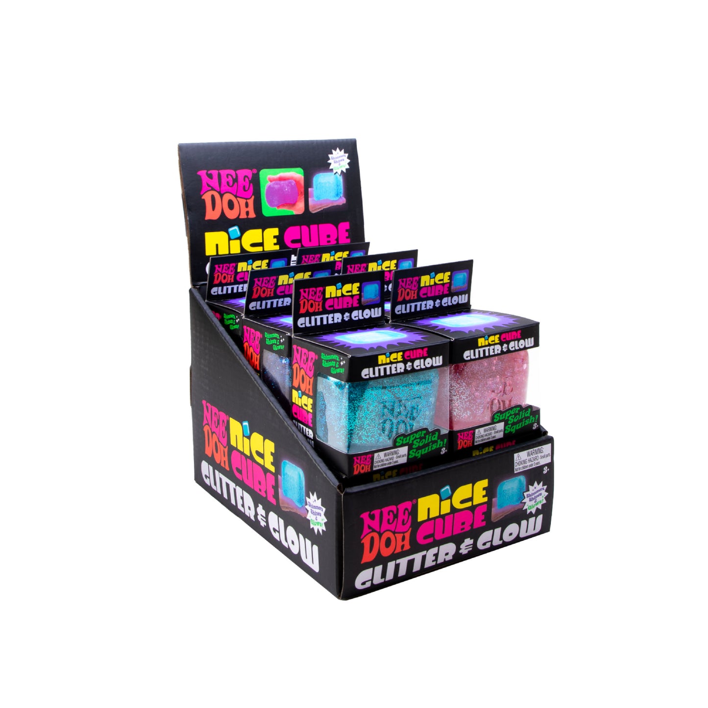 Schylling - Nice Cube Glitter & Glow NeeDoh