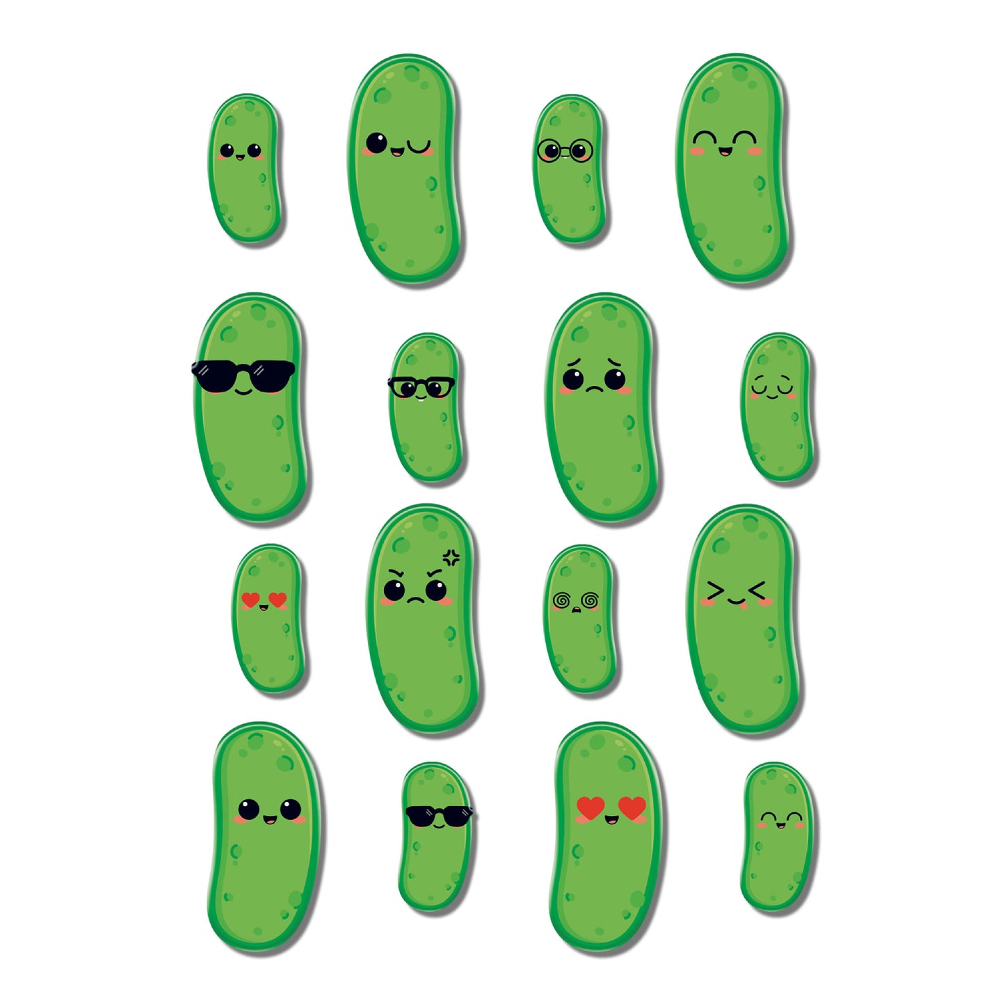 GamaGo - Pickle - Puffy Stickers (PDQ)