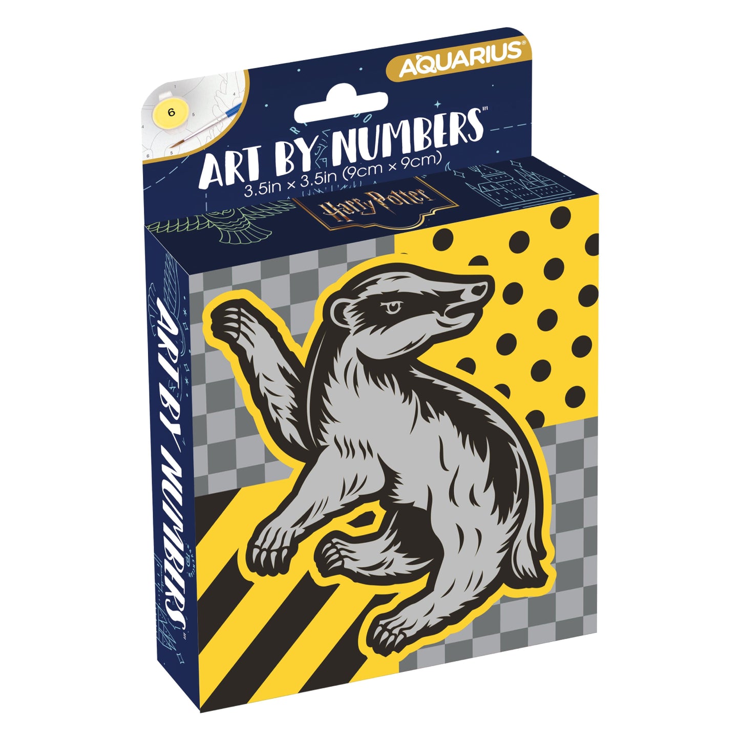 Aquarius - Harry Potter Hufflepuff Micro Art by Numbers (PDQ) (3.5" x 3.5")