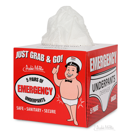 Archie McPhee - Emergency Underpants In Dispenser Box