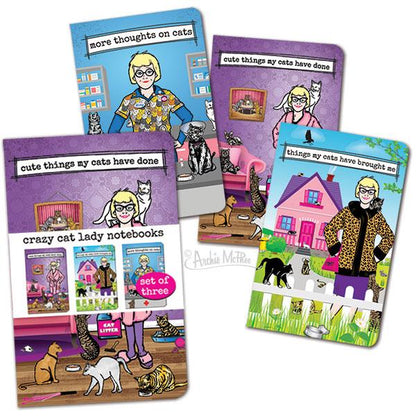 Archie McPhee - Crazy Cat Lady Notebooks