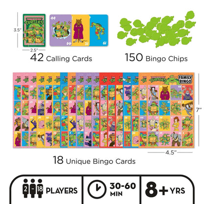 Teenage Mutant Ninja Turtles Family Bingo