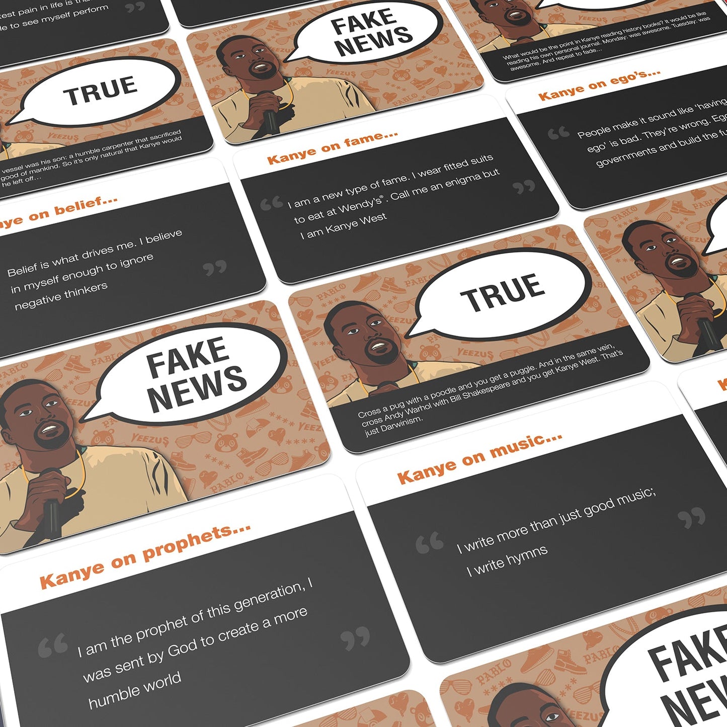 Bubblegum Stuff - Fake News Game - Kanye Edition