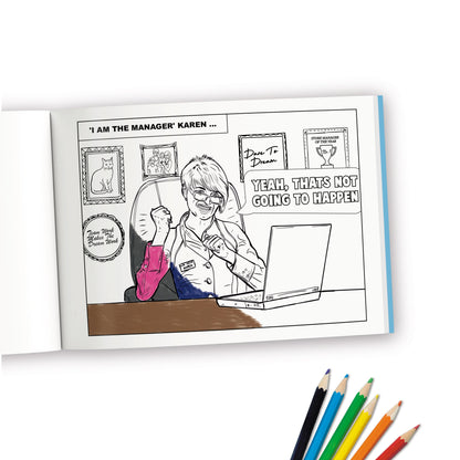 Bubblegum Stuff - Karens in the Wild Colouring In Book