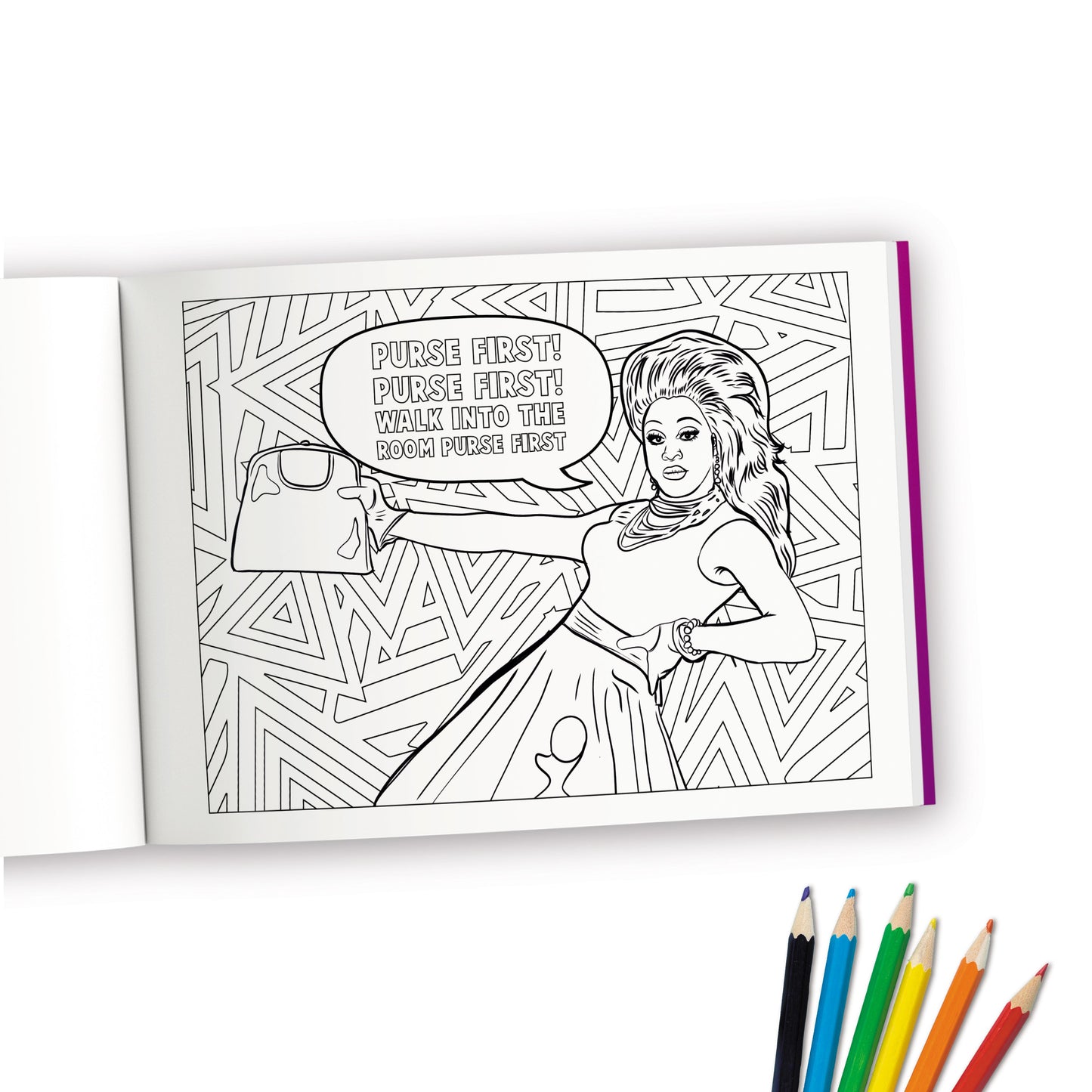 Bubblegum Stuff - Drag Queen Colouring In Book