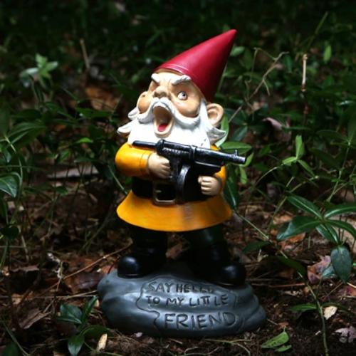 BigMouth Angry Little Garden Gnome