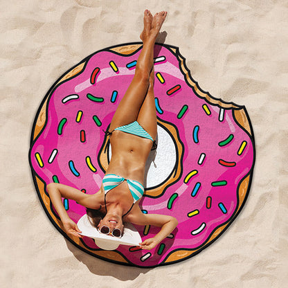 BigMouth Gigantic Frosted Donut Beach Blanket