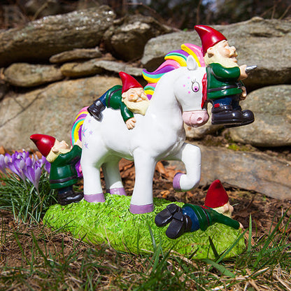 BigMouth Unicorn Gnome Massacre Garden Gnome