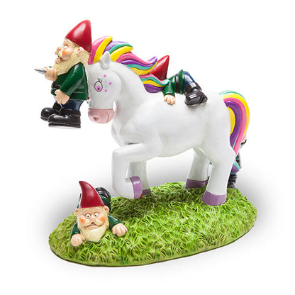 BigMouth Unicorn Gnome Massacre Garden Gnome