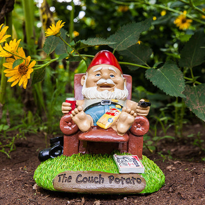 BigMouth The Couch Potato Garden Gnome