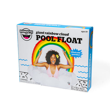 BigMouth Giant Rainbow Pool Float