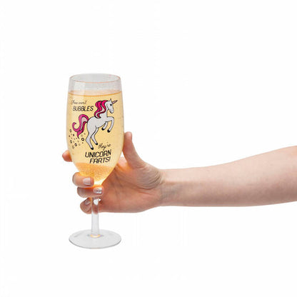 BigMouth - The Unicorn Farts Champagne Glass