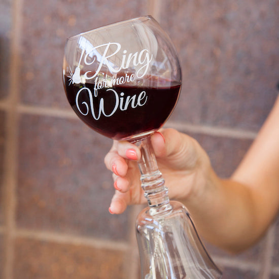 BigMouth Inc. The Ring For More Wine Glass
