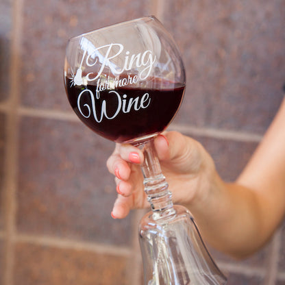 BigMouth Inc. The Ring For More Wine Glass