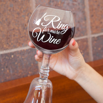 BigMouth Inc. The Ring For More Wine Glass