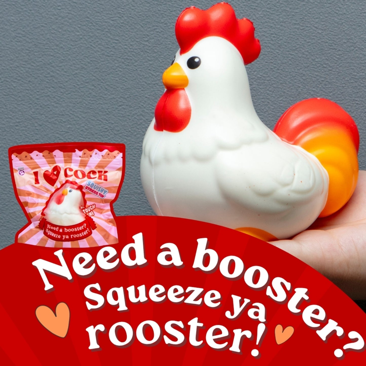Boxer Gifts - Stress Toy - I Love Cock