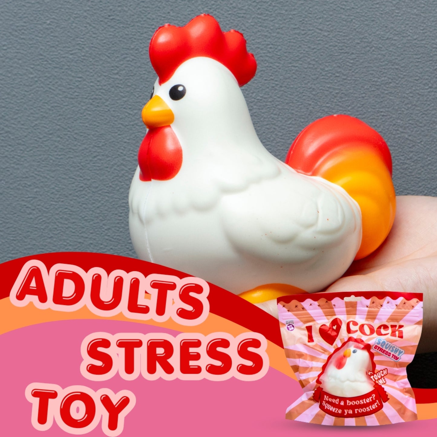 Boxer Gifts - Stress Toy - I Love Cock