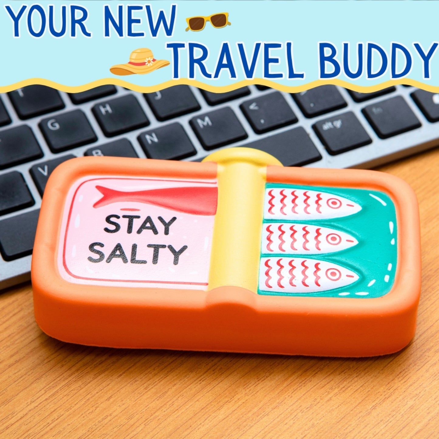 Boxer Gifts - Stress Toy - Stay Salty Sardine Tin